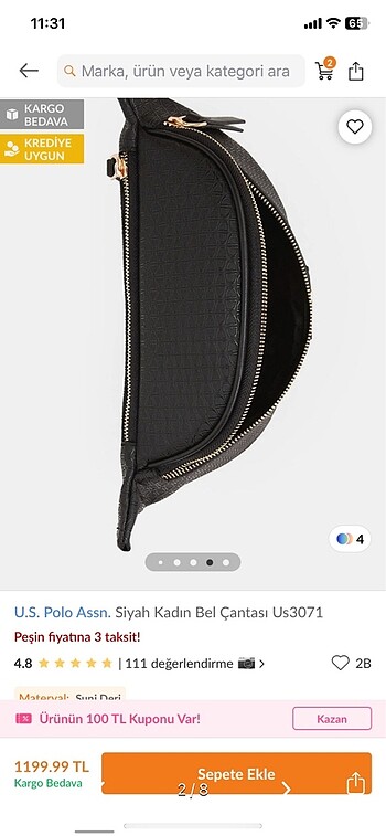 U.S Polo Assn. Polo çanta