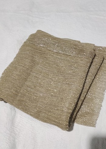 Diger Bej Keten Pilili Şal