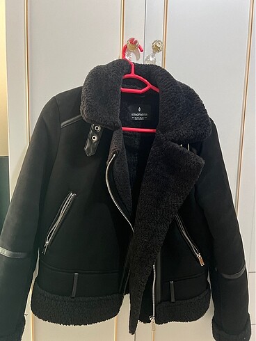 Biker ceket stradivarius