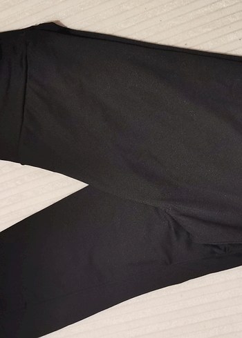 Siyah Elastik Spor Tayt