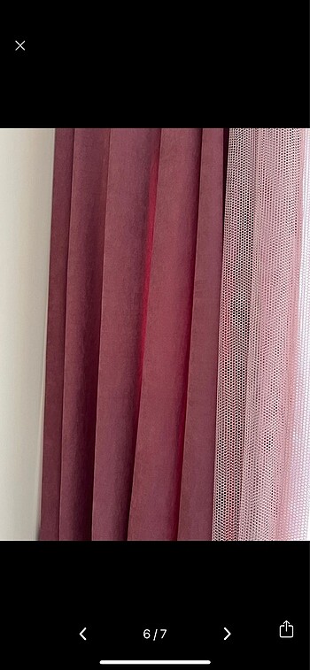 Pembe fon perde - Görsel 4