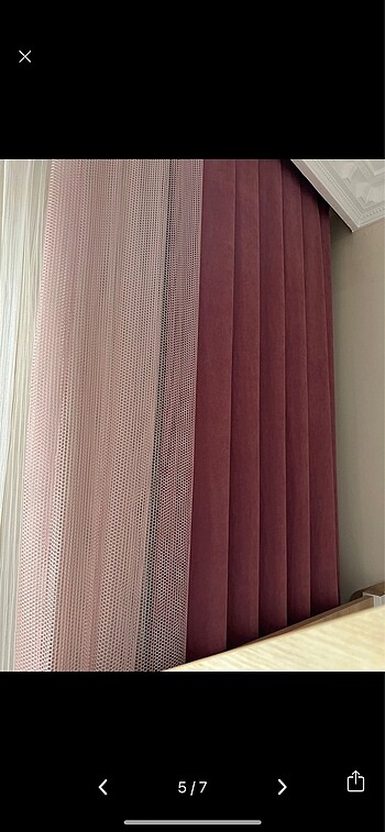 Pembe fon perde - Görsel 3