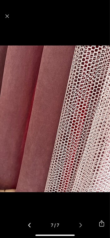 Pembe fon perde - Görsel 5