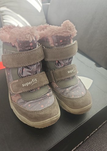Kız Çocuk Gri Street Wear Botlar