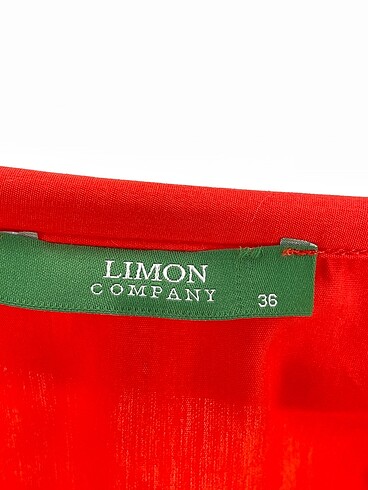 36 Beden turuncu Renk Limon Company Kısa Elbise %70 İndirimli.