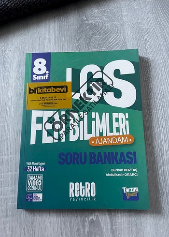 8. Sınıf Fen Bilimleri Soru Bankası Ajandam