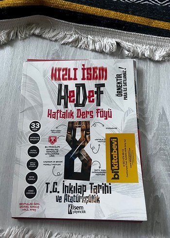 8. Sınıf T.C. İnkılap Tarihi Haftalık Ders Föyü