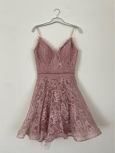 pembe mini abiye
