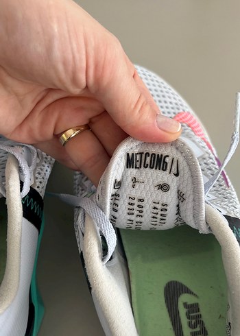 38,5 Beden gri Renk Nike Kadın Metcon 6 Spor Ayakkabı