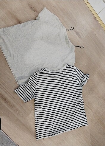 s Beden H&m ve snow marka kaliteli (kadın tişört)