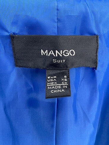 s Beden mavi Renk Mango Blazer %70 İndirimli.