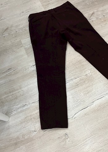 40 Beden Bordo Erkek Süet Pantolon, Normal Boy,