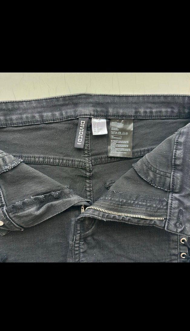 Siyah Kot Şort - Görsel 2