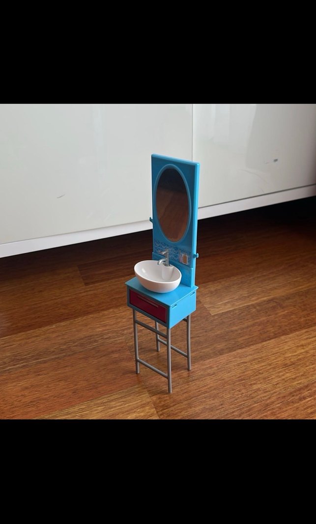 Barbie Banyo Lavabo - Görsel 2