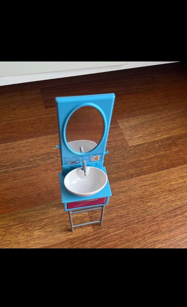Barbie Banyo Lavabo - Görsel 3