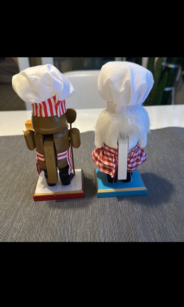 Yeniyıl Aşçı Figürleri Seti Beyaz Şapkalı - Görsel 4