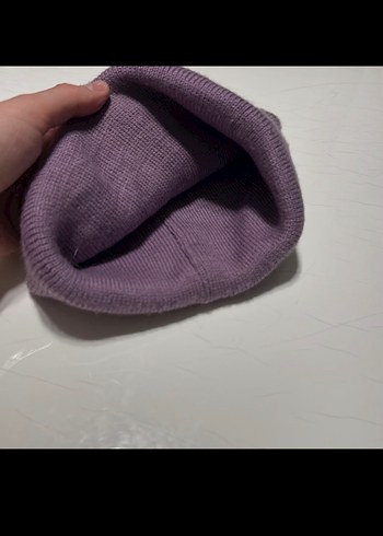 Mor Örgü Kadın Bere - Görsel 3
