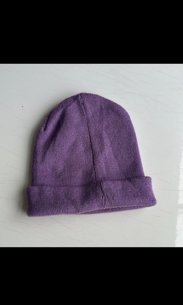Mor Örgü Kadın Bere - Görsel 4