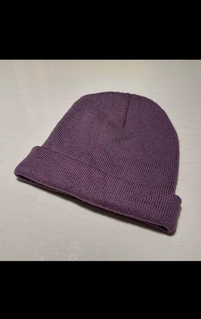Mor Örgü Kadın Bere - Görsel 2