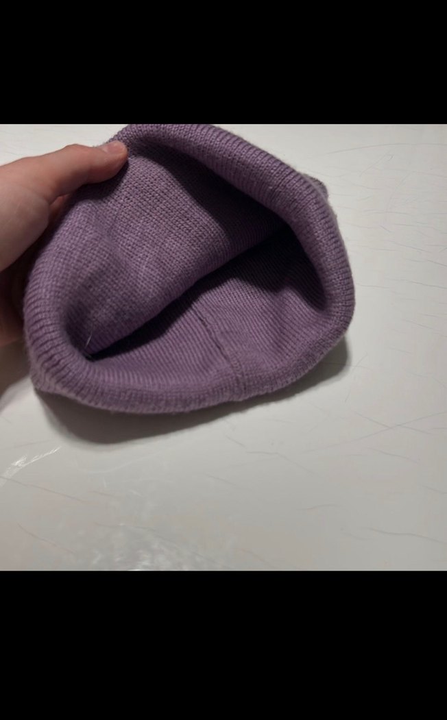 Mor Örgü Kadın Bere - Görsel 3