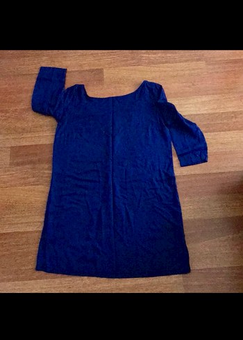 Lacivert Elbise Mango - Görsel 2