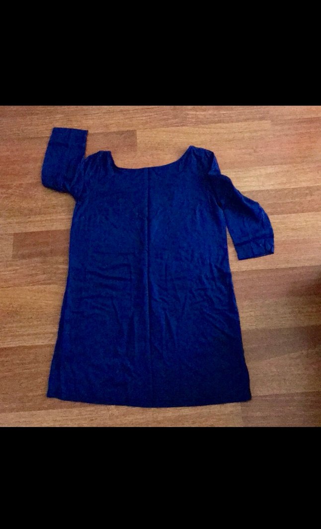 Lacivert Elbise Mango - Görsel 2