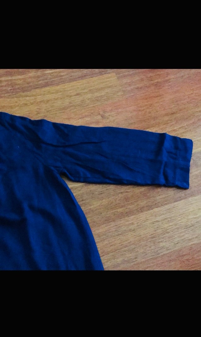 Lacivert Elbise Mango - Görsel 4