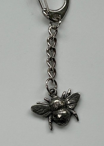 Zincir Detaylı Vintage Arı Anahtarlık - Görsel 2