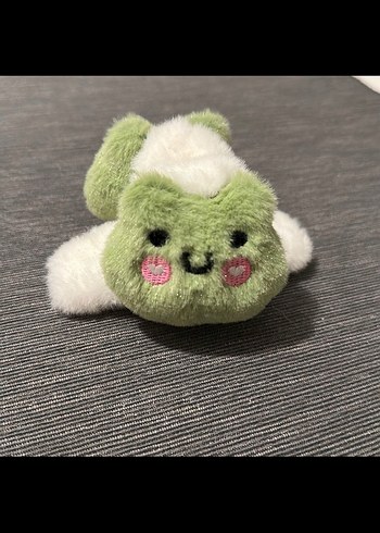 Kurbağalı Saç Tokası Peluş - Görsel 2