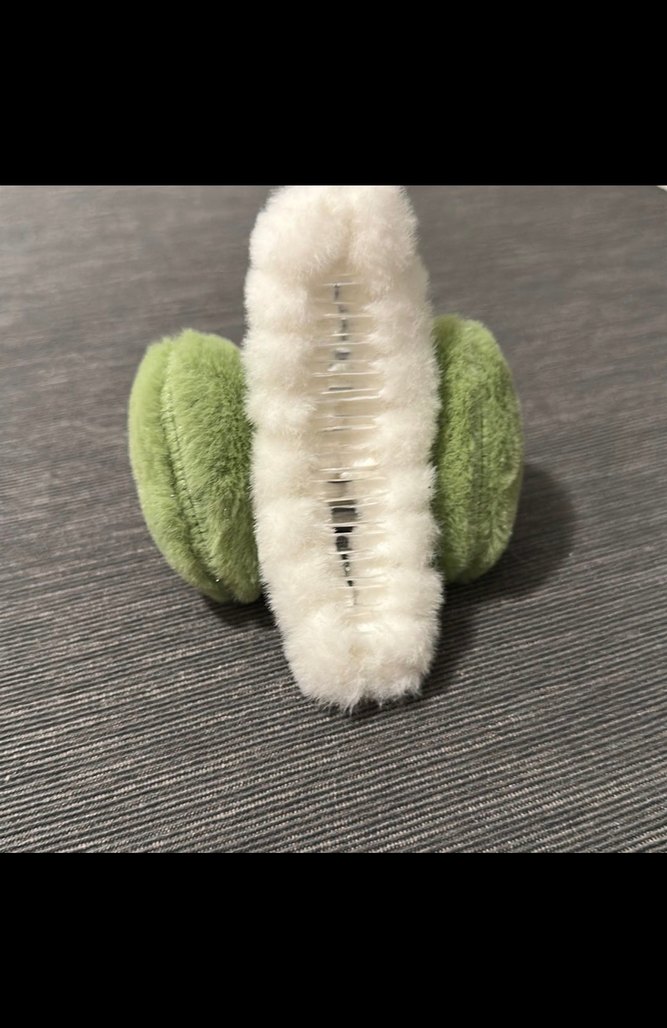 Kurbağalı Saç Tokası Peluş - Görsel 3