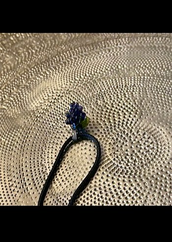 Cam Mor Üzüm Kolye - Görsel 4