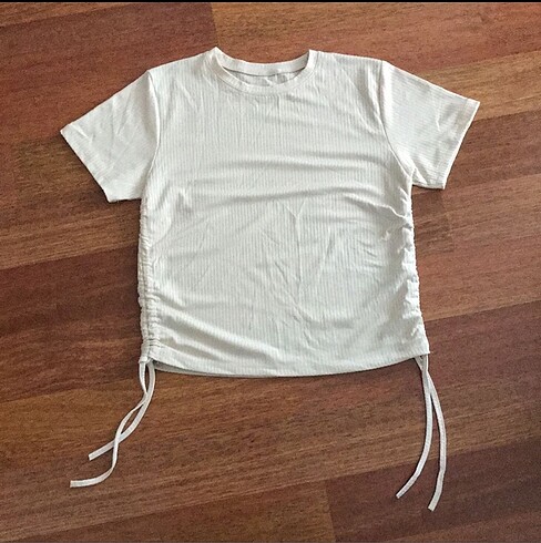 Diğer Büzgü Crop Tshirt
