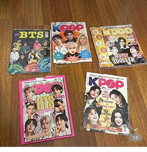 K Pop, BTS, Black Pink Dergi