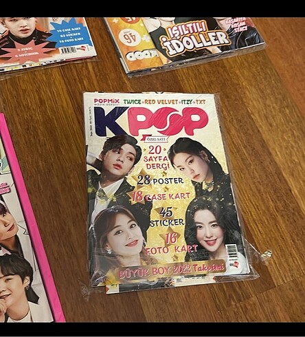 Beden K Pop, BTS, Black Pink Dergi