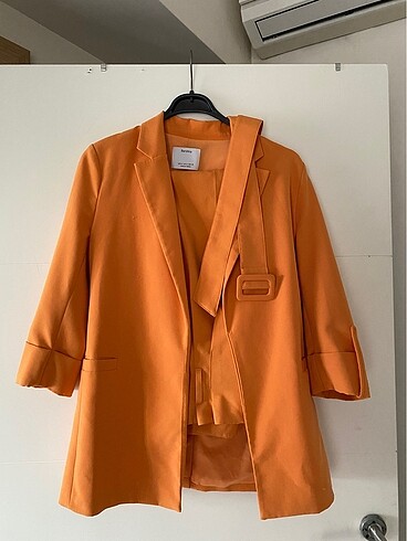 bershka blazer takım