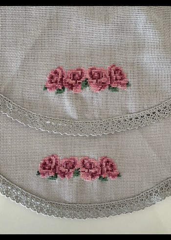 Gri Nakışlı ikili amerikan servis - Görsel 2