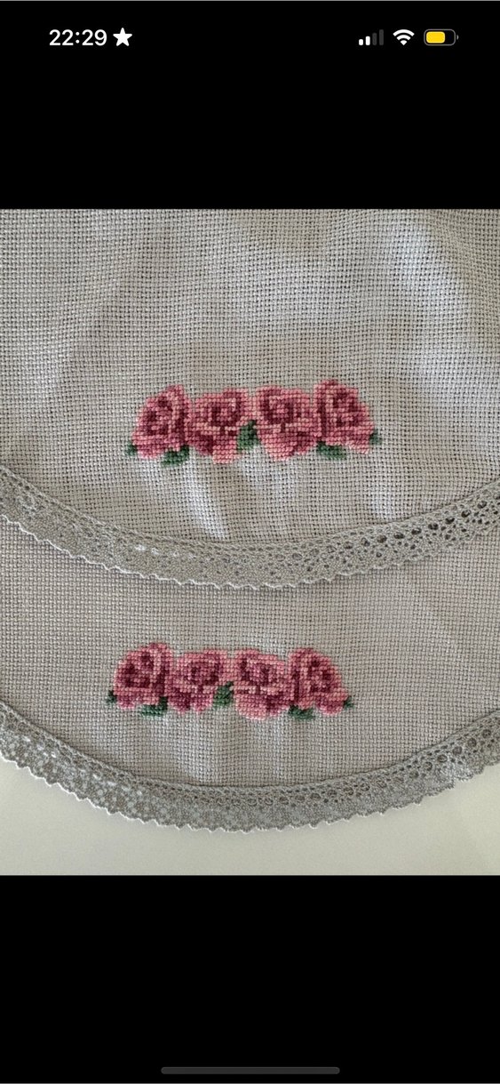 Gri Nakışlı ikili amerikan servis - Görsel 2