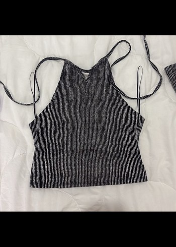 Gri Triko Askılı Kadın ikili takım - Görsel 2