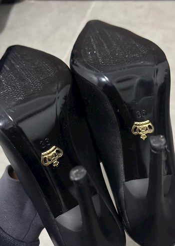 Siyah  Stiletto - Görsel 5