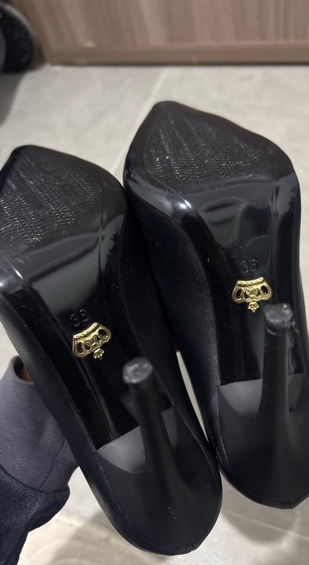 Siyah  Stiletto - Görsel 5