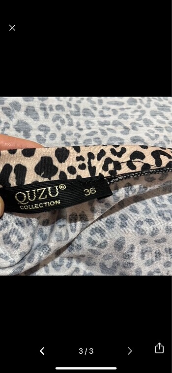 s Beden Leopar Tshirt