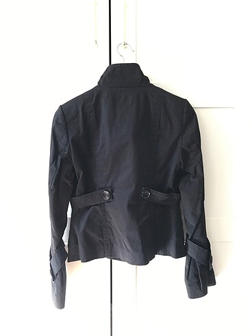 s Beden siyah Renk Ipekyol kısa siyah trenchcoat