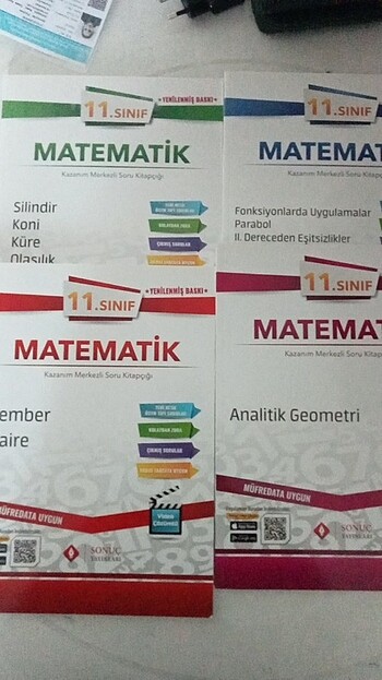 Sonuç yayınları 11.sınıf matematik kazanım merkezli soru kitapçı
