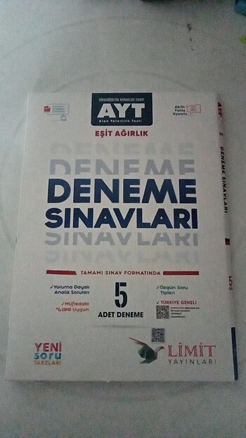 Ayt Limit Yayınları 5 adet deneme