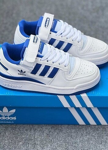 37 Beden mavi Renk Adidas forum low 