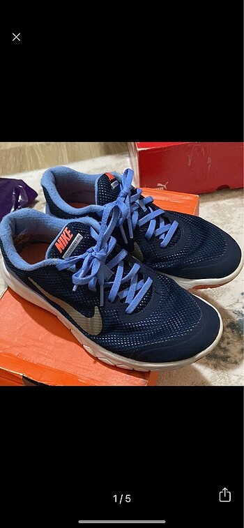 Nike mavi spor ayakkabı