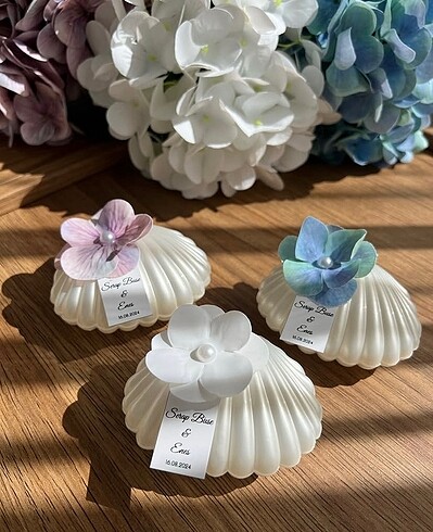 İstiridye nikah nişan kına hediyelik - Görsel 3