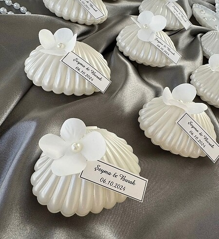 İstiridye nikah nişan kına hediyelik - Görsel 2