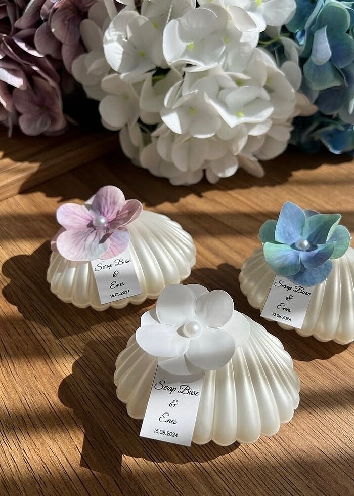 İstiridye nikah nişan kına hediyelik - Görsel 3