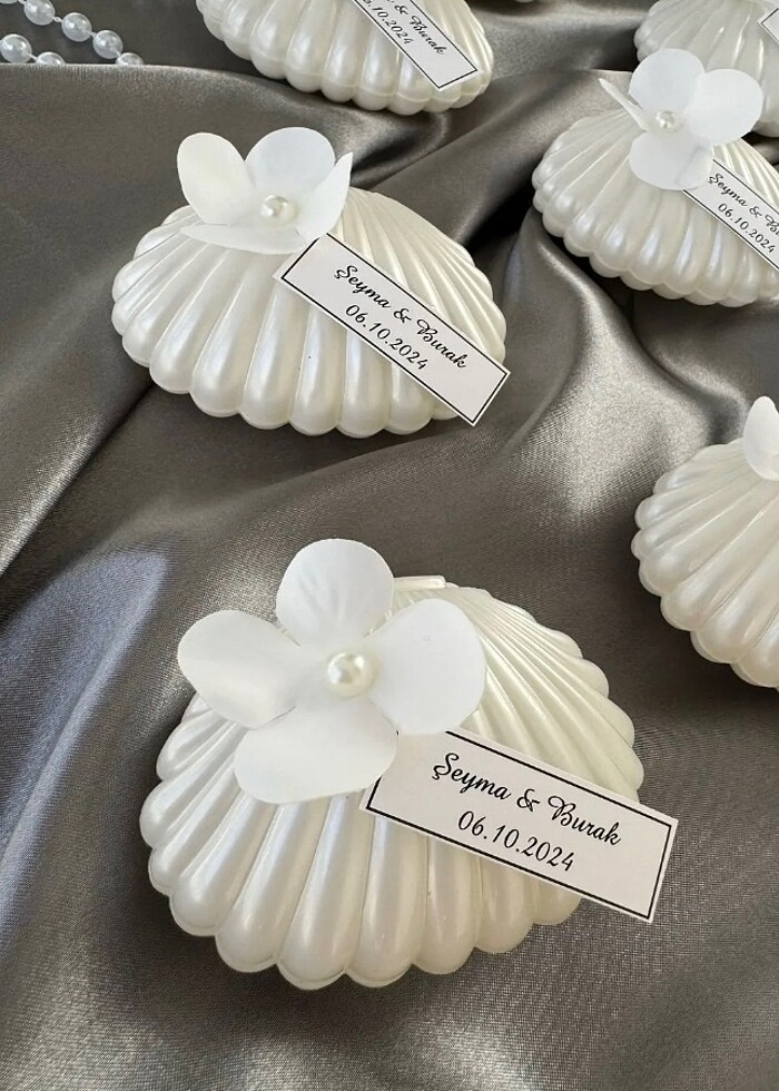 İstiridye nikah nişan kına hediyelik - Görsel 2